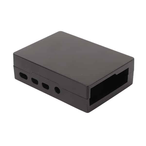 Aluminiumslegering Køleplade Kølekasse Multiple Interfaces til Raspberry Pi 4B Sort