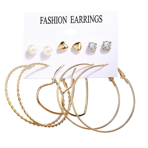 Örhängen Set Tofsar Modesmycken B2353 SJQ026