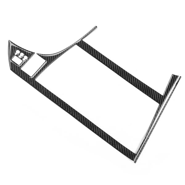 Kolfiber GPS Display Panel Cover för Prius 2012-2015 Högerstyrd (RHD) Set om 2