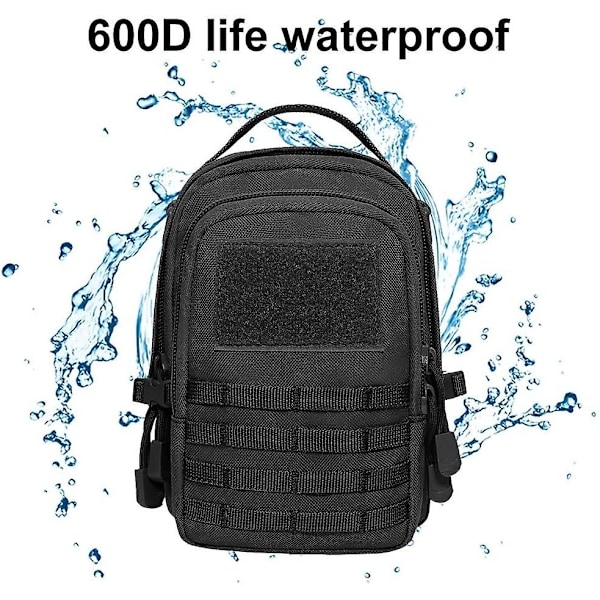Molle Multi-function Tactical Tool Bag - Military Edc Bag - Tactical Molle Pouch för camping, vandring, cykling