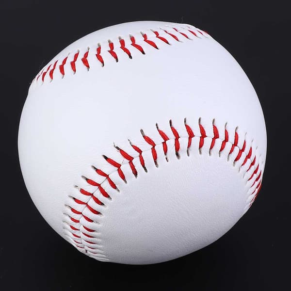 Vit PVC Baseboll Träning 9 Tum