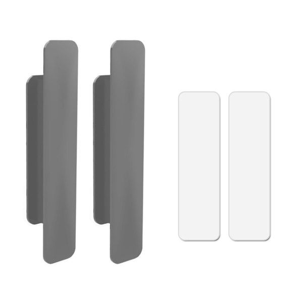 2 stk Plastskap trekker Kjøkkenskap Skuffehåndtak Enkel å installere Light Grey