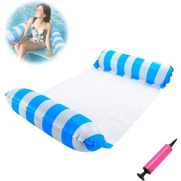 Uppblåsbar madrass för nät, multifunktionsvattenhängmatta, bärbar ultralätt flöte