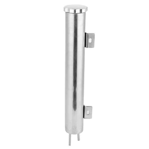 13 x 2 tommer Radiator Kølemiddel Overløbsbeholder Rustfrit Stål Universal Bildele
