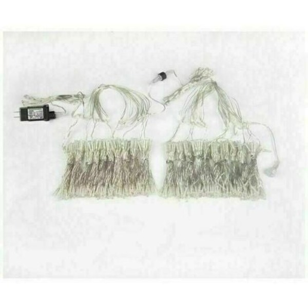 Gardinljus Batteri eller USB -kontakt 10x10ft med fjärrkontroll, 300 LED-juldekorationer för uteplats String Li i sovrummet