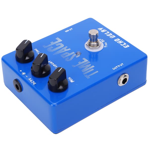 Echo Delay Guitar Effekt Pedal 9V 30mA Musikinstrument Tilbehør