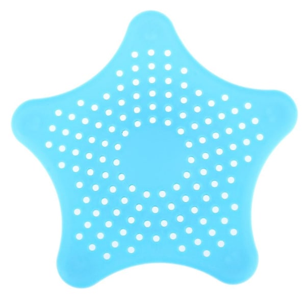 Star Shape gulvafløbs-hårprop (1 stk, blå)