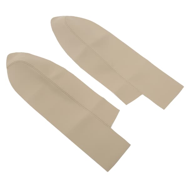 Frontdørpanel Armlene Deksel Mikrofiber Lær Erstatning for Honda CRV 2007 2011 Beige