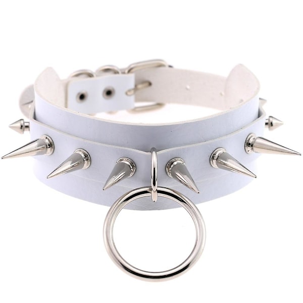 Black Spike Punk Harajuku O-ring Cosplay Club Party smykker grey