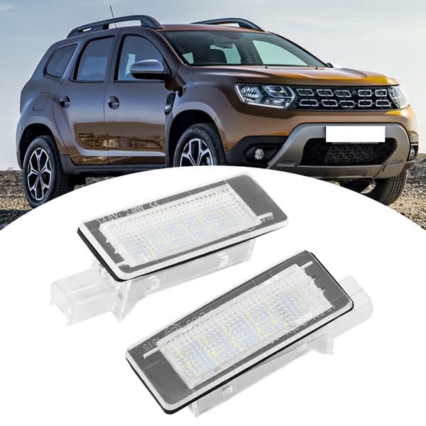 2 stk. feilfrie LED-skiltlys for Dacia Duster 2010 til 2015