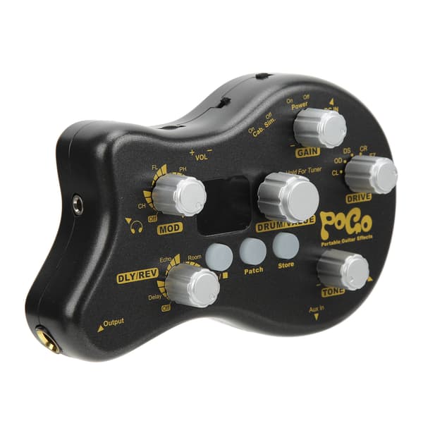Gitarr Multi Effekt Processor Pedal med POGO Delay Reverb Distortion EU-kontakt 100 240V