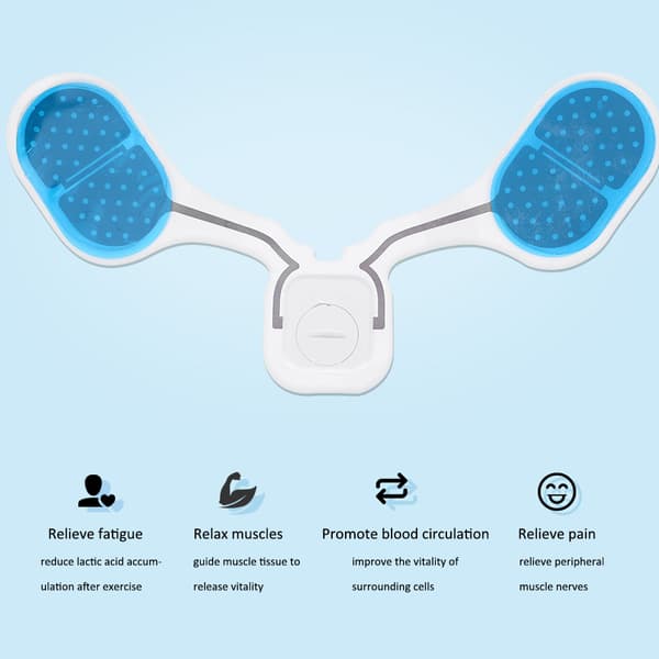 Smart Neck Shoulder Massager Mini Cervikal Terapi Instrument Multifunktionel Fuld Krops Puls Massage Sticker