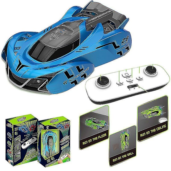 Zero Gravity Laser, laserohjattu oikea seinäkiipeilyauto style 2 Blue