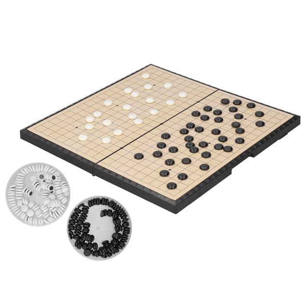 Magnetisk Go Spil Sæt med Foldbart Bræt Pædagogisk Legetøj til Studerende