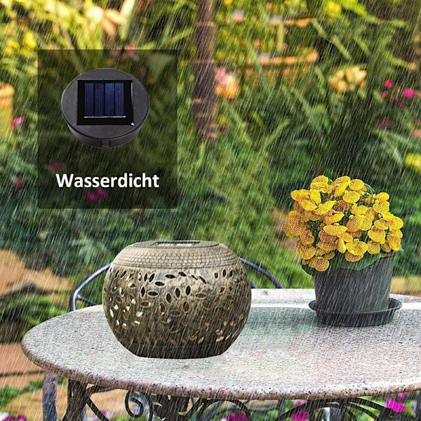 2 STK Solar Landscape Light Solar Panel Dekorativ Light DIY Atmosphere Light