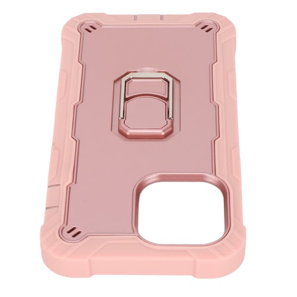 Ridsefast Armor Stand Case til iPhone 13 Pro Max Pink Guld