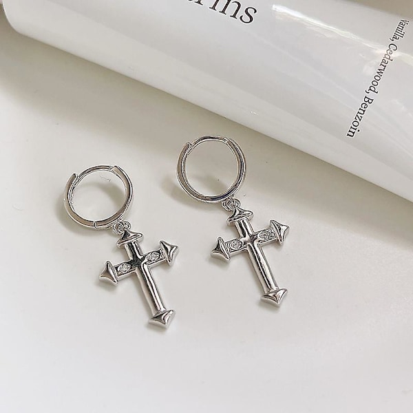 Korvakorut Hopea S925 Cross Fashion Jewelry Ac7479