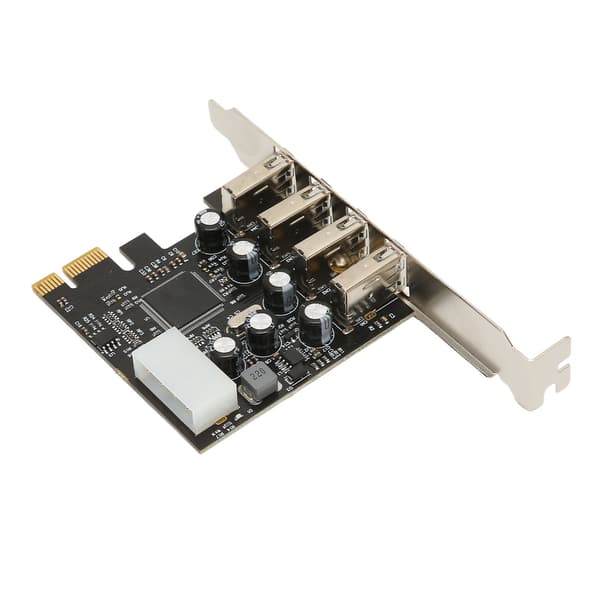 PCI E til USB Udvidelseskort Hub 4 USB2.0 Porte Understøtter Hot Plug Intern USB Hub til Windows 10 8 7 til Linux til OS X