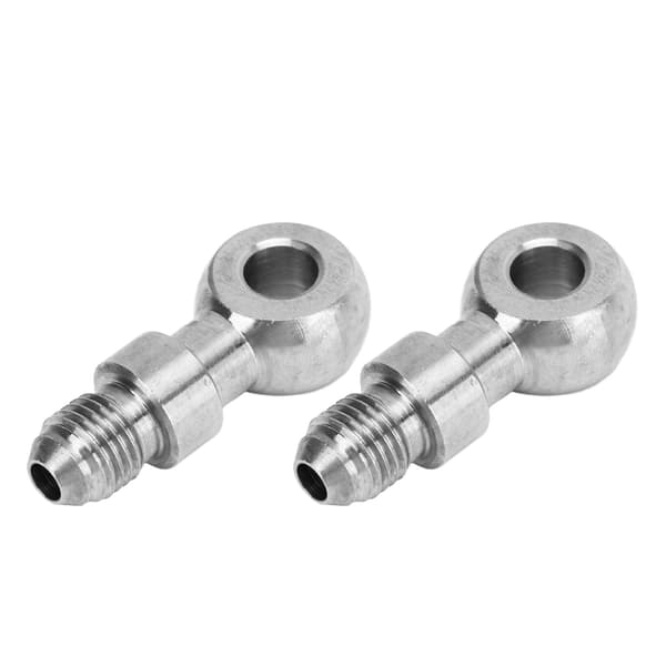 Rustfritt stål rett bremse Banjo Adapter Fitting 1 Par Øye Banjo Adapter