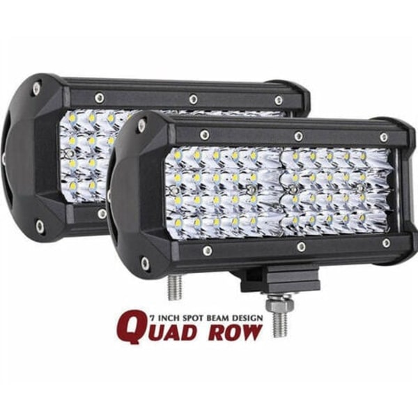 LED arbejdslys, 7" 96W LED arbejdslys til bil, LED fjernlys LED, Motorcykel LED Forlygte, LED Forlygte, LED Bar, 6000K fo