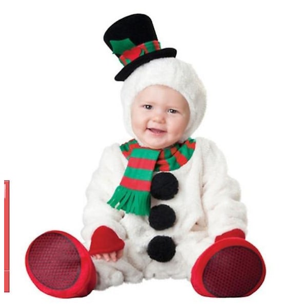 Julenisse Cosplay-kostyme for baby-småbarn A Height 120CM