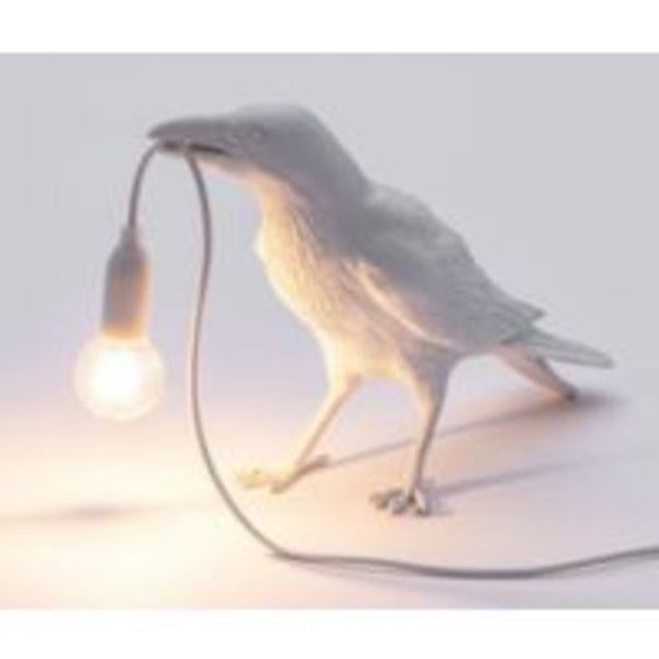 Black-resin lucky bird kråke vegglampe bordlampe nattlampe soverom nattbord stue vegglampe ho
