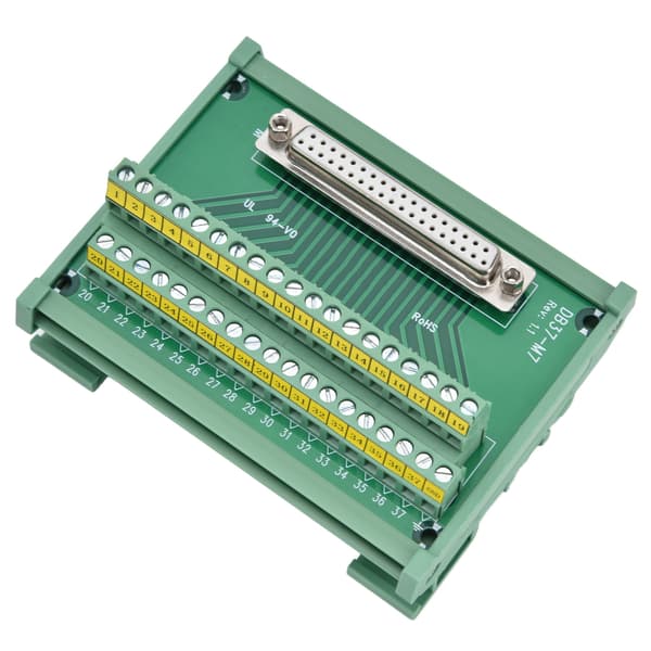 DC 60V DB37 M7 Terminal Board Adapter Plate Connector Module PCB Breakout for kvinner