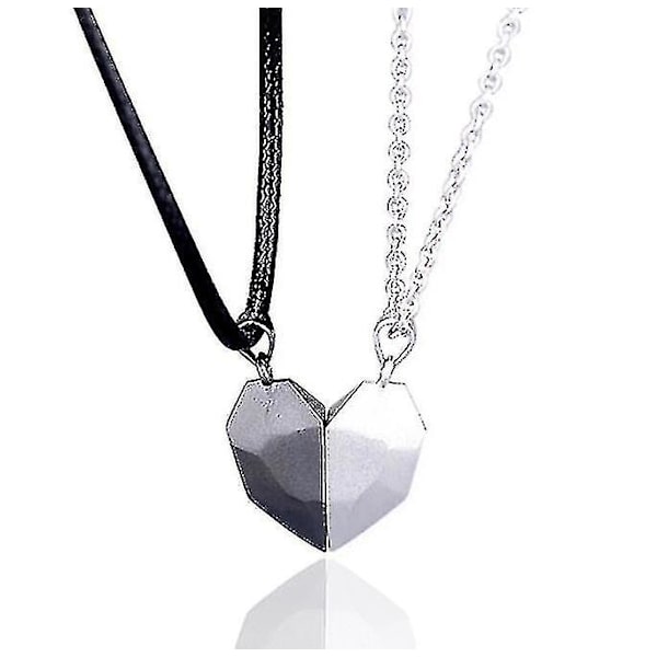 Two Souls One Heart Pendant Magnet -kaulakorut pariskunnalle
