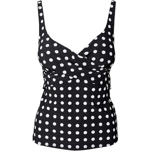 Dam Dot Bikini Badkläder Vadderad Baddräkt Baddräkt XL