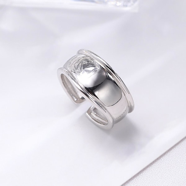 Mode Simple Justerbar Vidåben Ring Finger Band Smykker Tilbehør Til Dating Golden