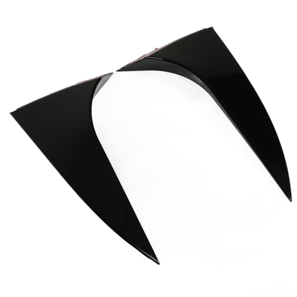Ford Focus Hatchback 2015 til 2018 Bagrude Sidespoiler Par Blank Sort