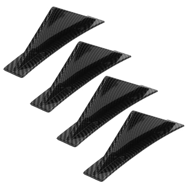 Universal Bil Bakre Nedre Støtfanger Diffuser Karbonfiber Stil Buet Auto Modifikasjon