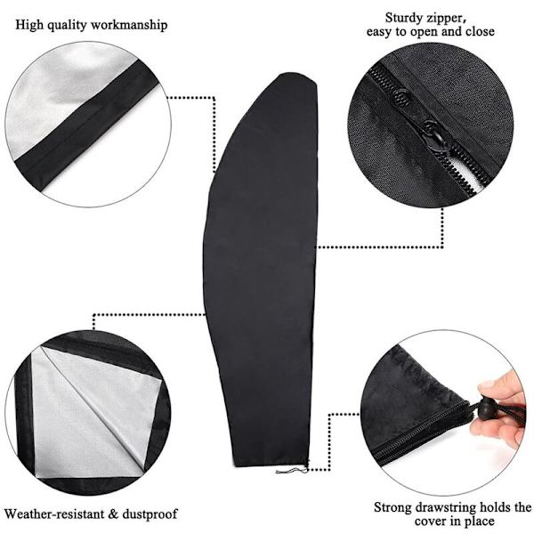 Cantilever Parasol Cover - Offset Parasol Cover - Cantilever Parasol Cover - Vattentätt och hållbart Parasol Cover(280x30)