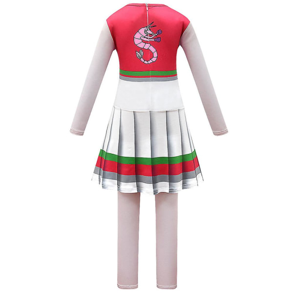 Zombie 2 Kid Girl Cheerleader Cosplay Costume Performance 4-5 Years