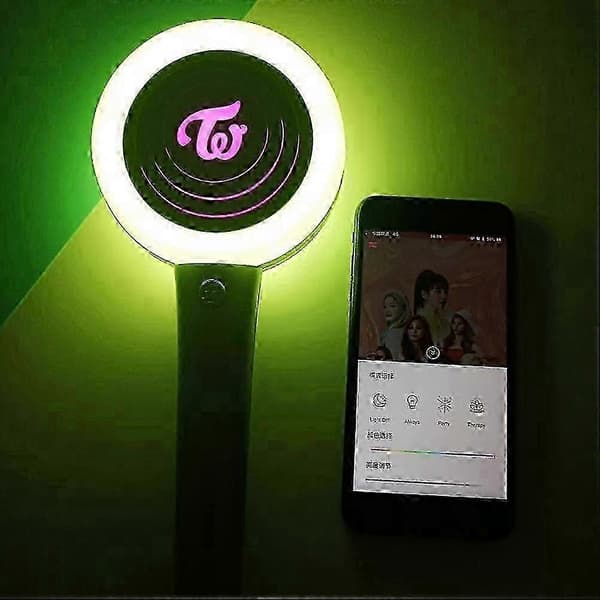 För TWICE Ver.2 Light Stick Lampa Bluetooth Lightstick Present till Fans