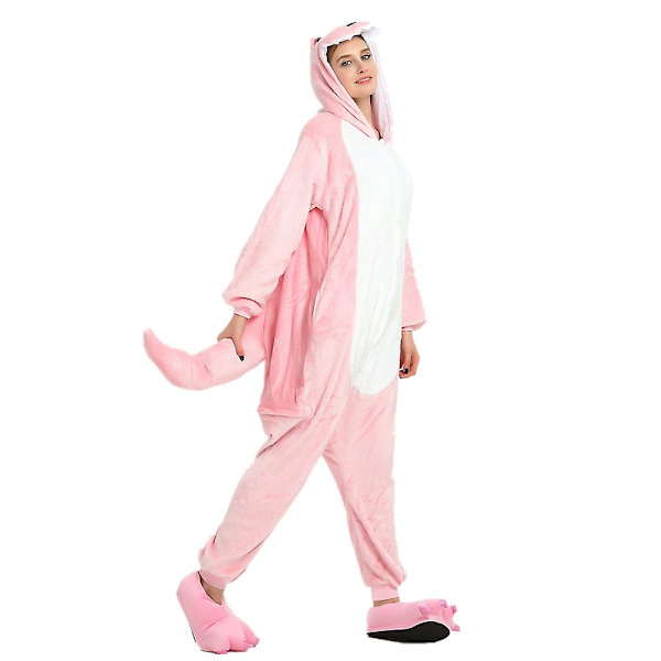 Dinosaurusten yhdistämä pyjamat Halloween-roolileikki M Pink