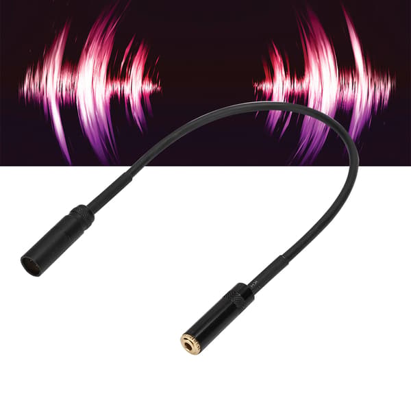 3,5 mm hun til mini XLR han lydadapterkabel 0,3 m til kamerafotoudstyr