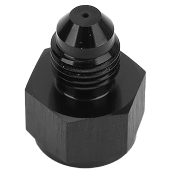 Universal olierestriktionsfitting 4AN hun han mildt kulstofstål turboadapter sort