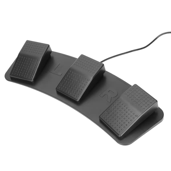 Trippelfunktion USB Fotpedal Spel Fabrikstestning