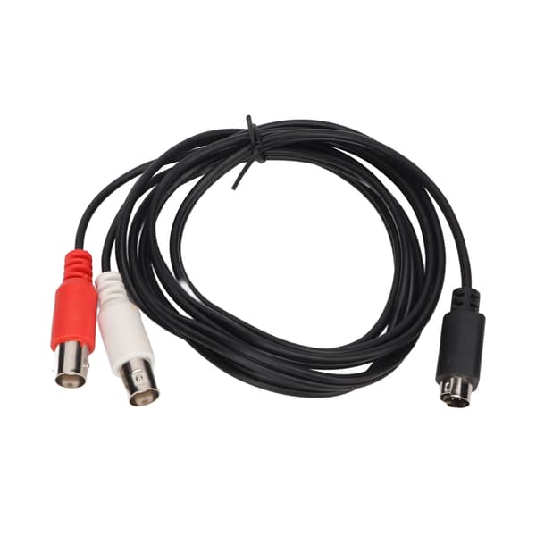 MINI DIN 4-nastainen uros - 2 BNC naaras Y-jakaja videoadapterikaapeli 1,5 m