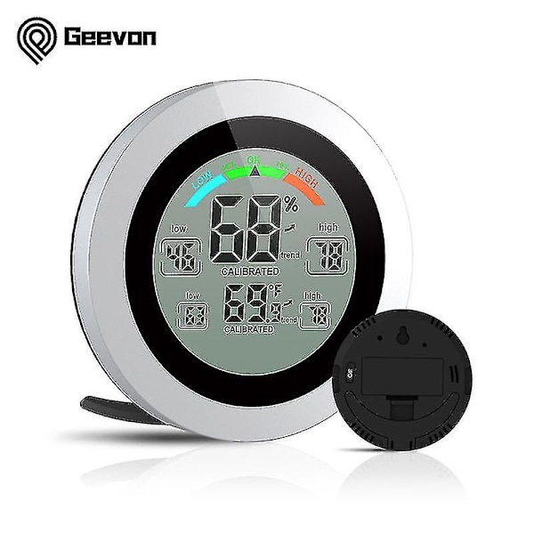 Temperatur- og luftfugtighedsmåler Indendørs Digital Mini Hygrometer Monitor Indikator Hjemmeværelse Vejrstation 8648B