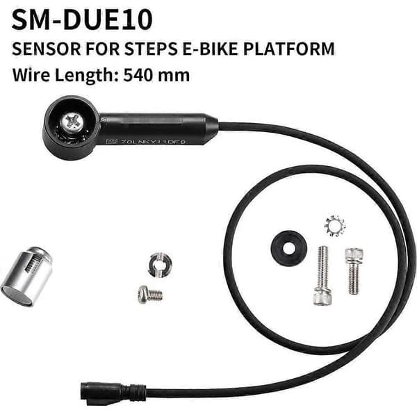 For Shimano Steps SM-DUE10 hastighetssensor, 540 mm hastighetssensor for tilkobling av Steps DU-E6000 og DU-E8000 drivverk