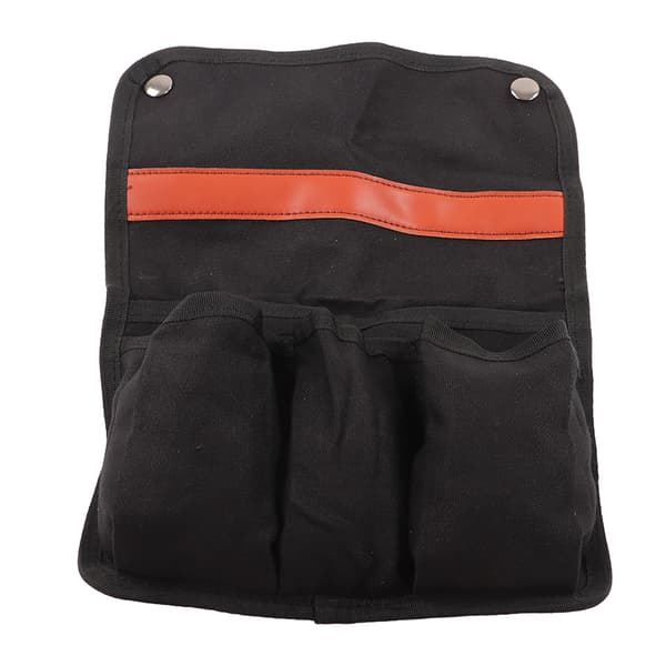 Multifunktionel Sort Stol Side Opbevaringspose Organizer til Camping Strand