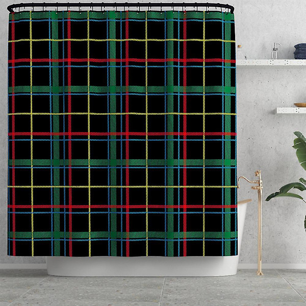 Klassisk print duschdraperi Toalett Fyra delar Set