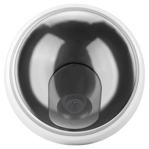 Dummy Dome Säkerhetskamera Blinkande LED-ljus Alarm Simulering