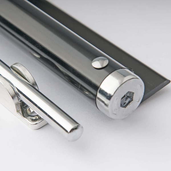 Lett aluminiumslegering, fjærlett, fjærbelastet, justerbar, selvmonterende dørlukkere for bolig- og kommersielle formål (180 mm svart