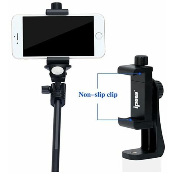 Universal Mobiltelefonstativadapter kompatibel med Selfie Stick Stativ Stativ Monopod med standard 1/4"-20 skruehode