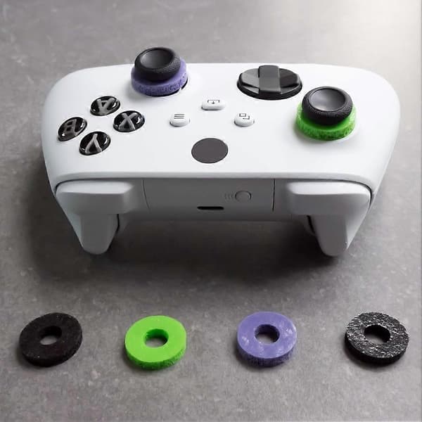 Precisionsringar, Aim Assist Motion Control för PS4, PS5, Xbox One, XBX, Switch Pro & Scuf Controller (Svart/Lila/Grön)