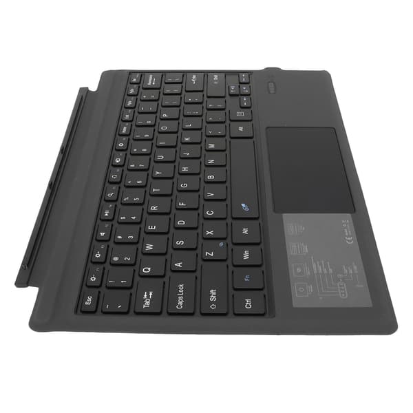Trådløst Bluetooth-tastatur med touchpad til Surface Pro 7 6 5 4 3 10 meters rækkevidde Sort