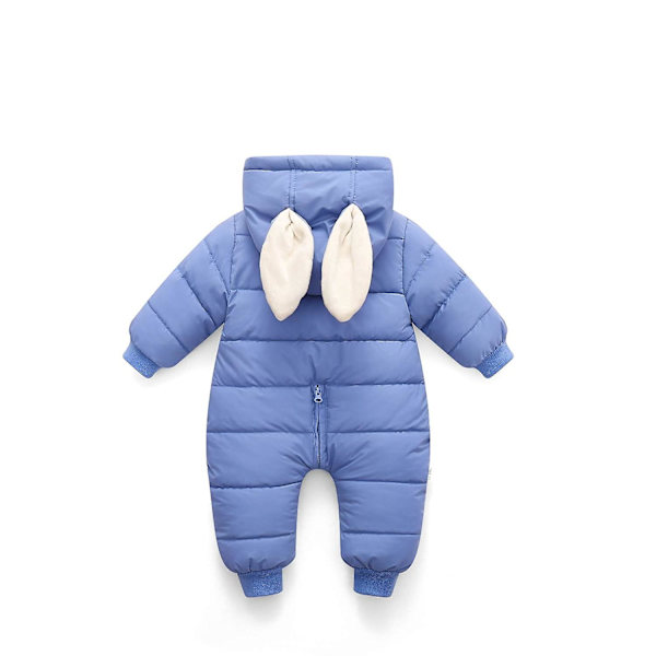 Jumpsuit hupullinen haalari lämmin pitkähihainen sarjakuva kani 80cm